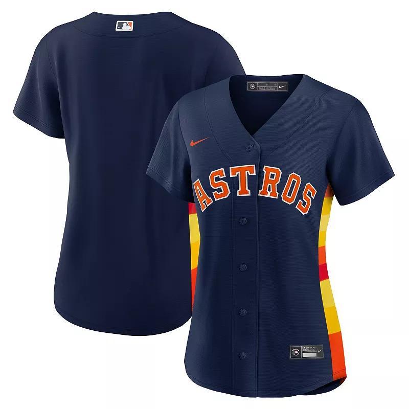 Womens Nike Chicago Cubs City Connect Replica Jersey Blue Product Image