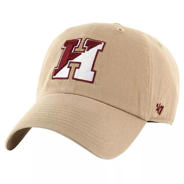 Mens 47 Khaki Harvard Crimson Clean Up Adjustable Hat Product Image