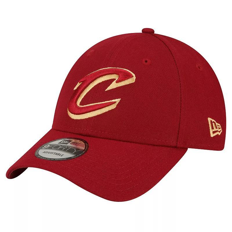 Mens New Era Wine Cleveland Cavaliers The League 9FORTY Adjustable Hat Product Image