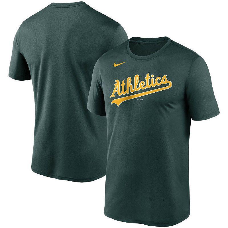 Mens Nike Oakland Athletics Wordmark Legend Performance T-Shirt Product Image