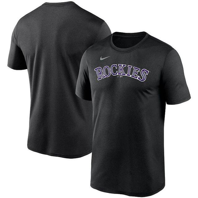 Mens Nike Colorado Rockies Wordmark Legend Performance T-Shirt Product Image