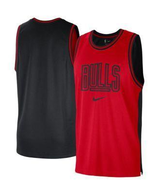 Mens Nike Red Chicago Bulls Courtside Versus Force Split Dna Performance Mesh Tank Top - Red Product Image