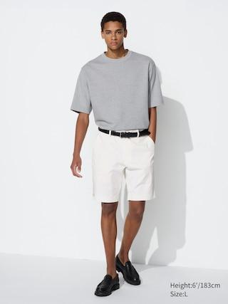 Mens Stretch Slim-Fit Shorts (9) White 2XL UNIQLO US Product Image