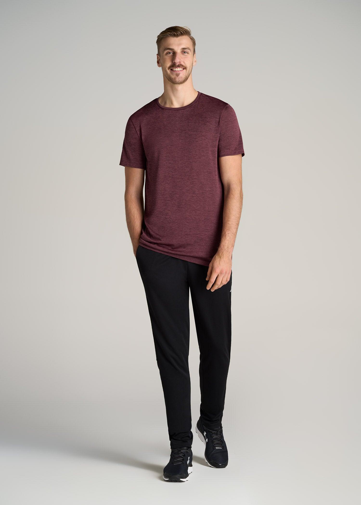 A.T. Performance MODERN-FIT Athletic Jersey Tall Tee in Rust Red Product Image