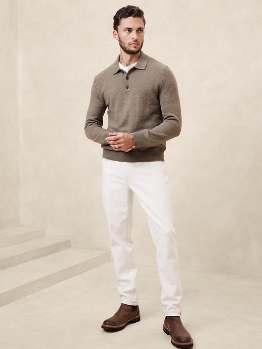 Cozy Polo Sweater Product Image