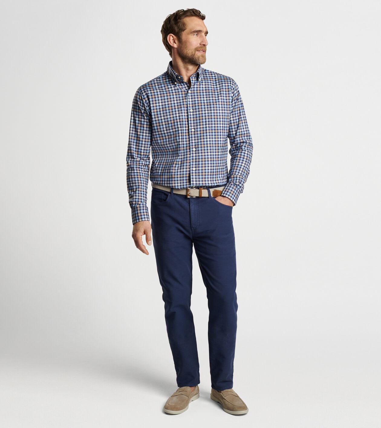 Chambly Crown Lite Cotton-Stretch Sport Shirt Product Image