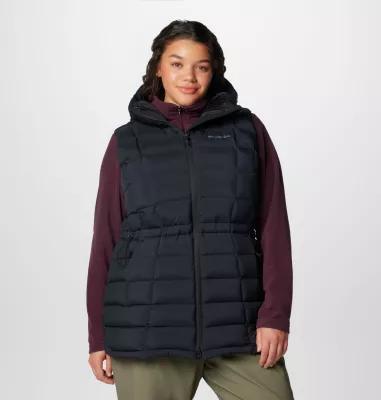 Columbia Women's Ardenwood Mid Down Hooded Vest - Plus- Product Image