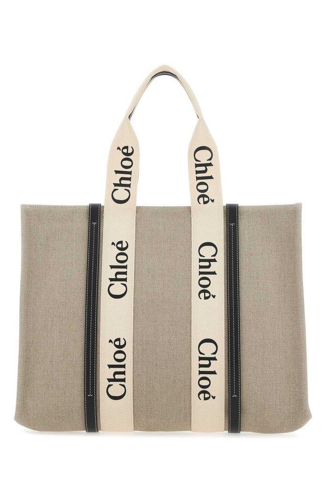 Woody Logo Tape Large Tote Bag In Multi Product Image