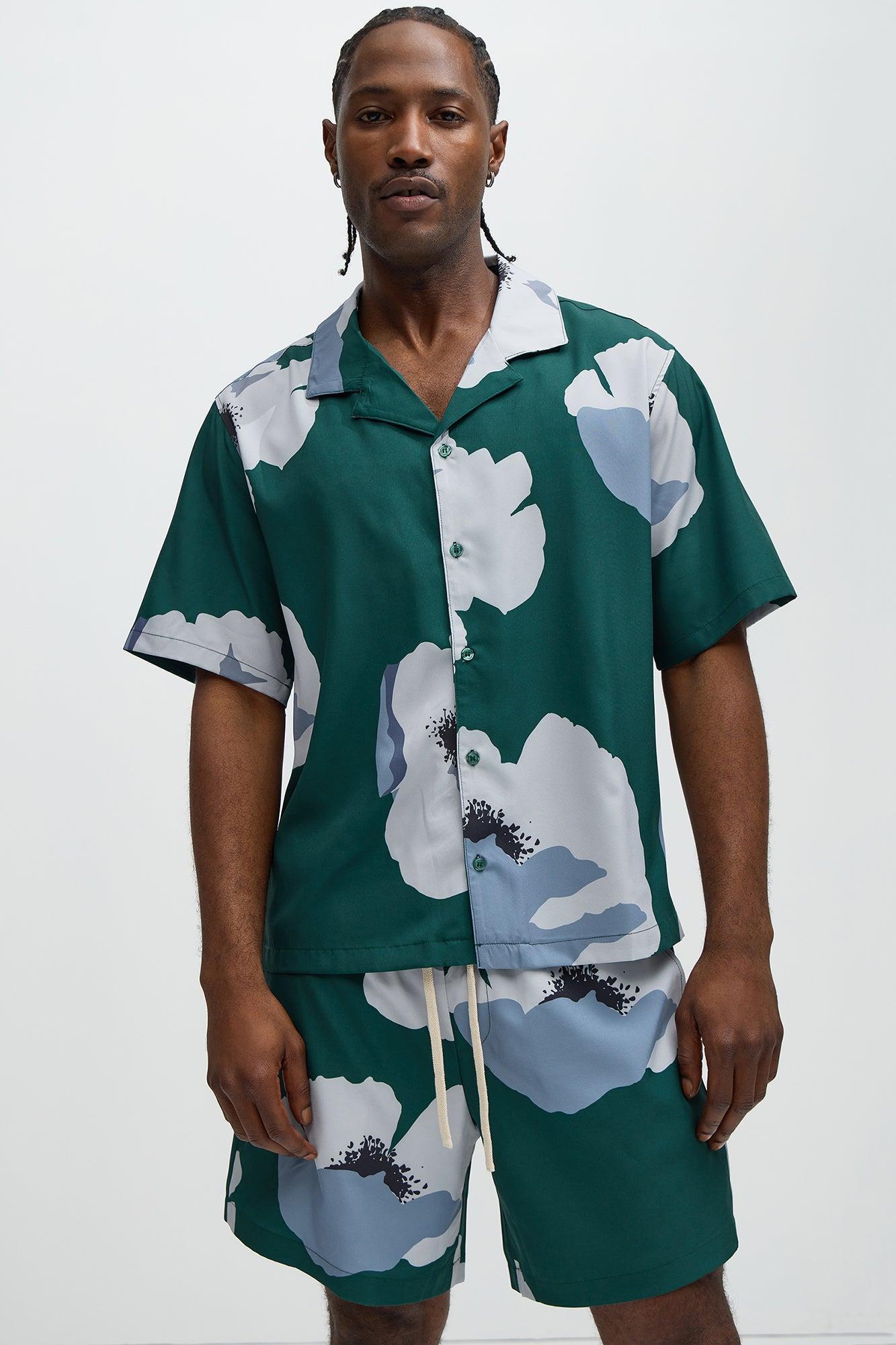 Carmen Floral Shirt - Green/combo Product Image