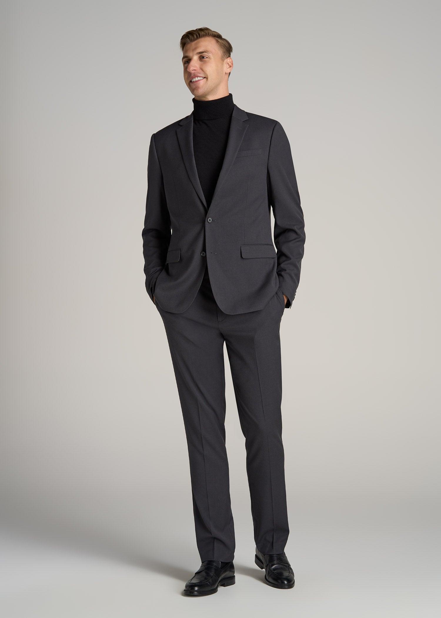 Suit Jacket for Tall Men in Mid Grey Male Product Image