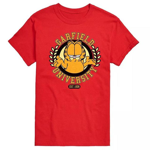 Mens Garfield University Graphic Tee Product Image