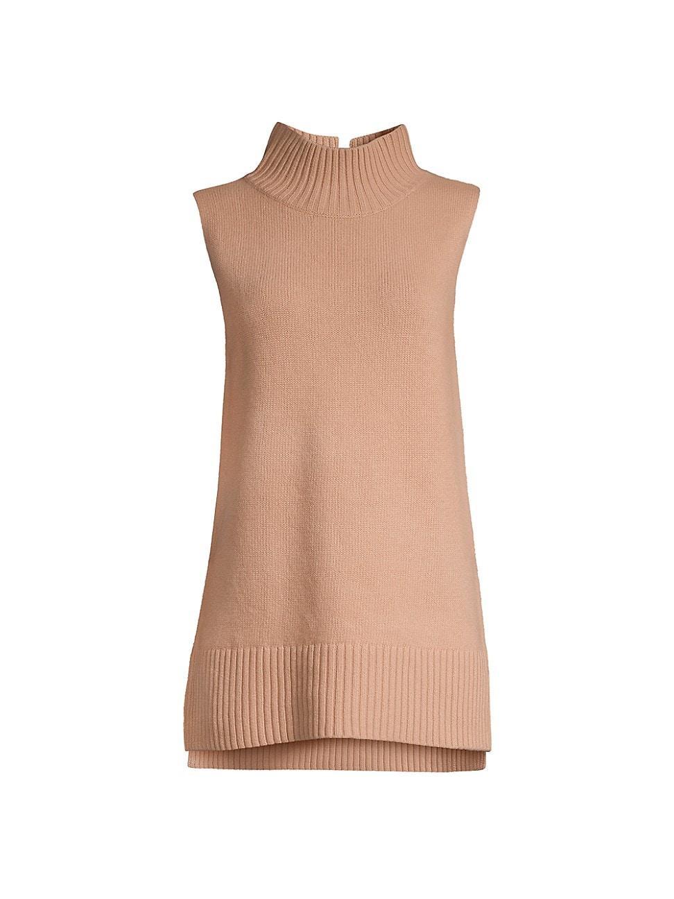 Womens Gazelle Sleeveless Wool & Cashmere-Blend Sweater Product Image