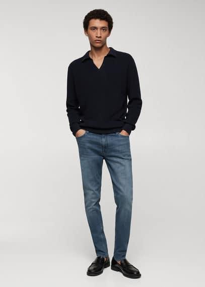 MANGO MAN - Jude skinny-fit jeans indigo blueMen Product Image