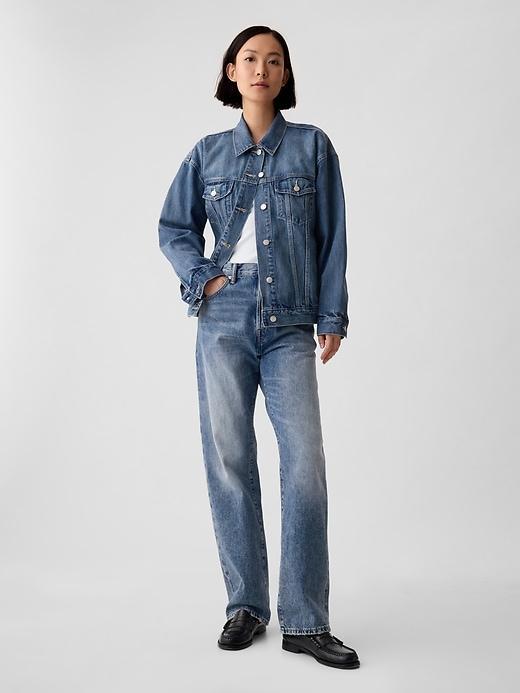 Oversized Icon Denim Jacket Product Image