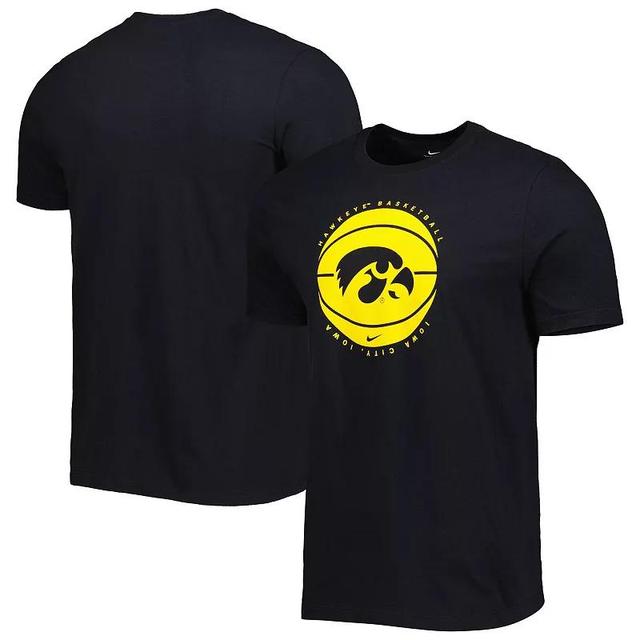 Mens Nike Iowa Hawkeyes Basketball Logo T-Shirt Product Image