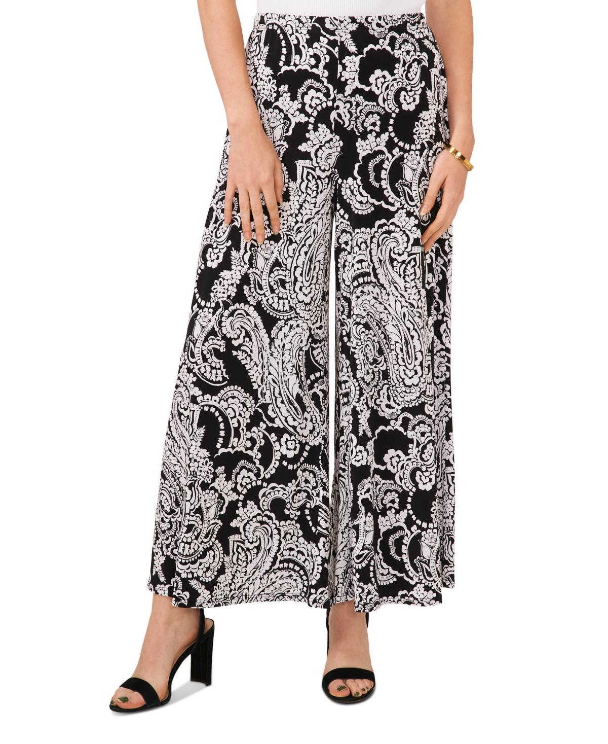 Sam & Jess Womens Relaxed Wide-Leg Pull-On Pants Product Image