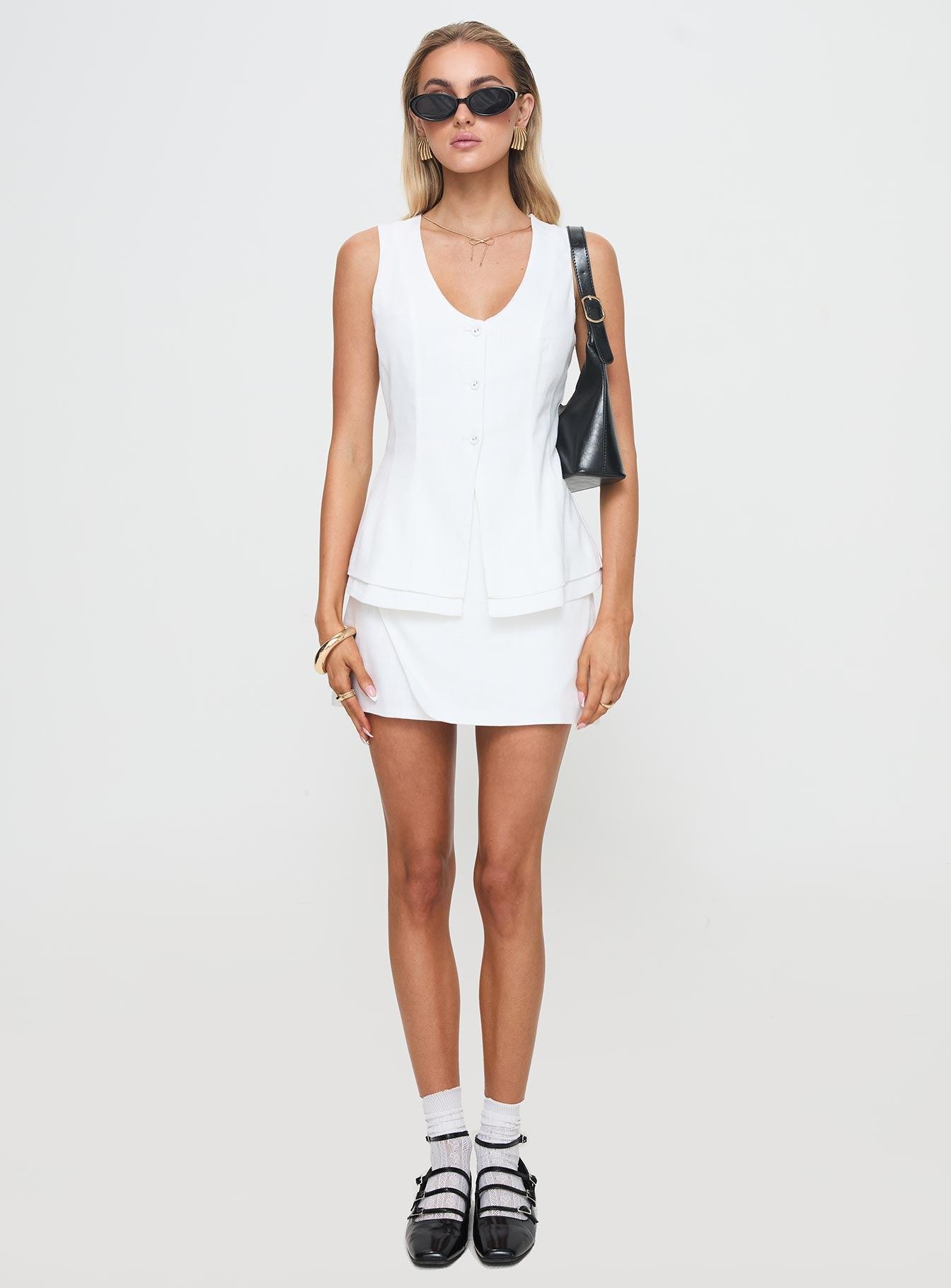 Springview Vest Top White Product Image