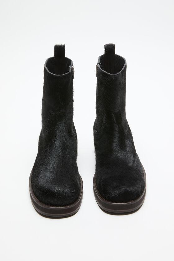 Brushed leather boots Product Image