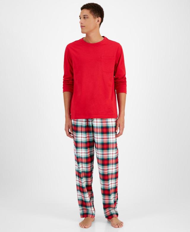 Family Pajamas Mens 2-Pc. Winterton Cotton Plaid Mix It Pajamas Set, Created for Macys Product Image