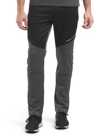 Color Block Lux Tech Fleece Pants For Men Product Image