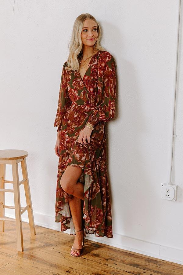 Napa Valley Ready Floral Maxi Dress Product Image