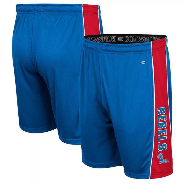 Mens Colosseum Powder Blue Ole Miss Rebels Panel Shorts Product Image