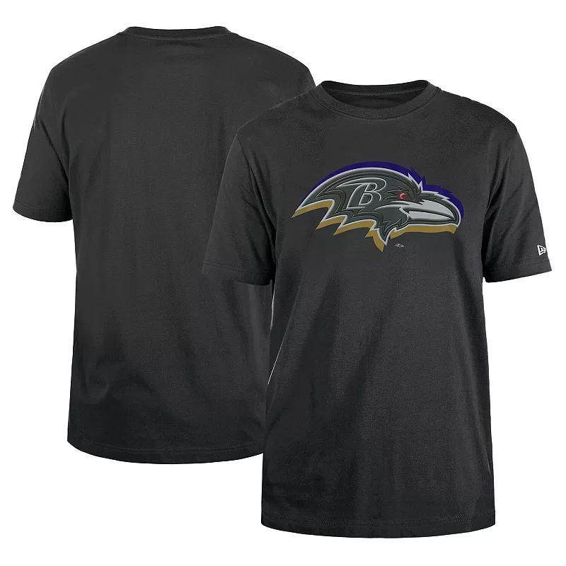 Mens New Era Charcoal Baltimore Ravens 2024 NFL Draft T-Shirt product image