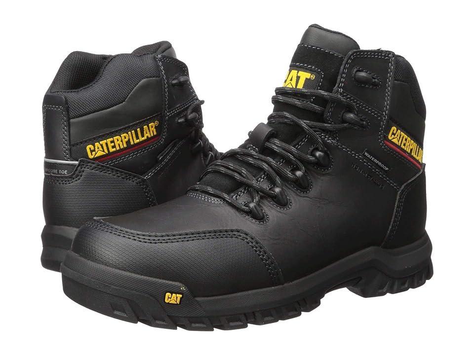 Caterpillar Resorption Waterproof Composite Toe Full Grain Leather) Men's Work Boots Product Image