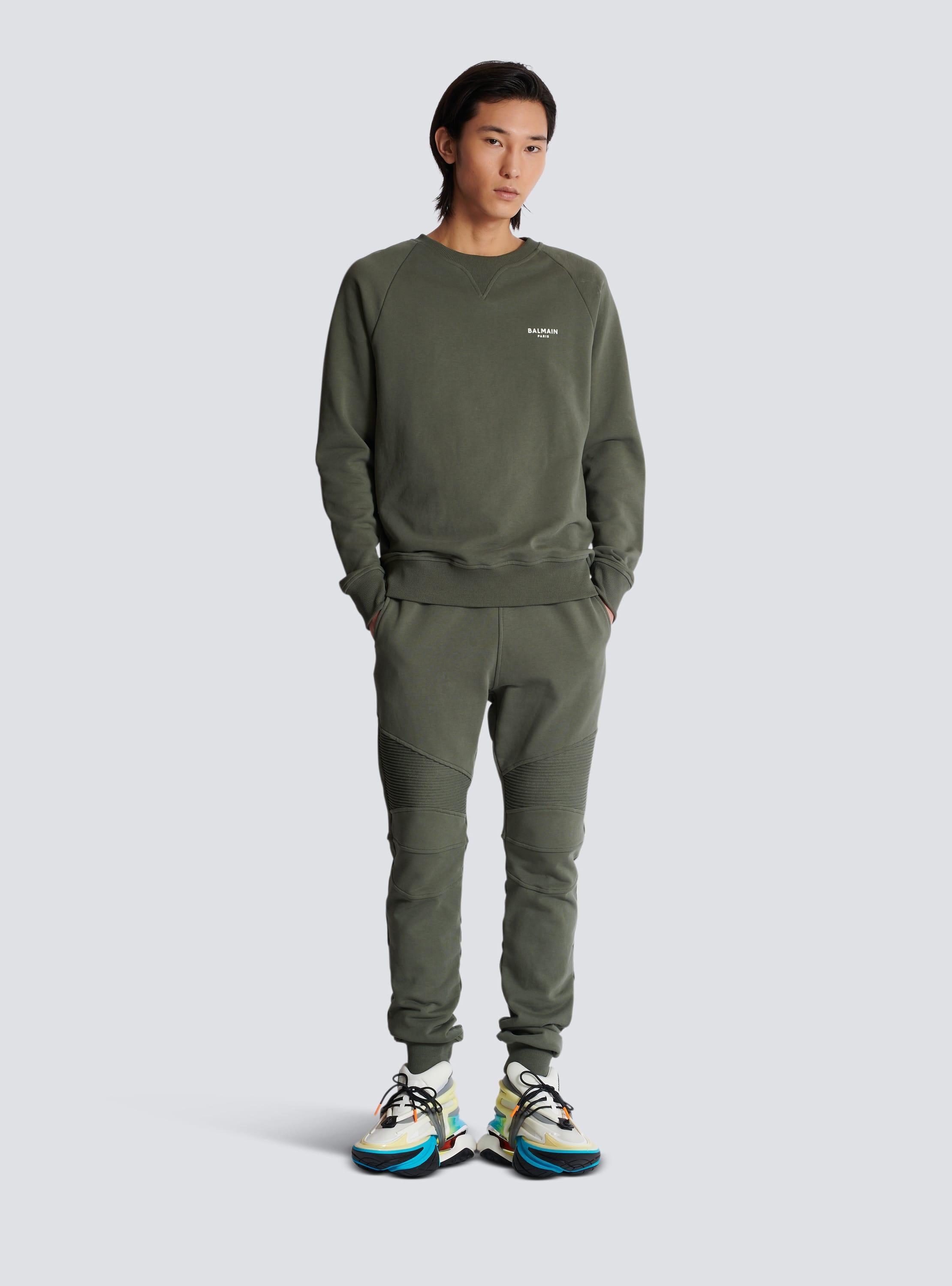 Flocked Balmain Paris joggers Product Image