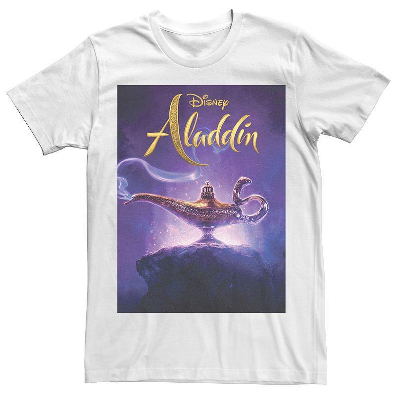 Disneys Aladdin Mens Lamp Poster Graphic Tee Product Image