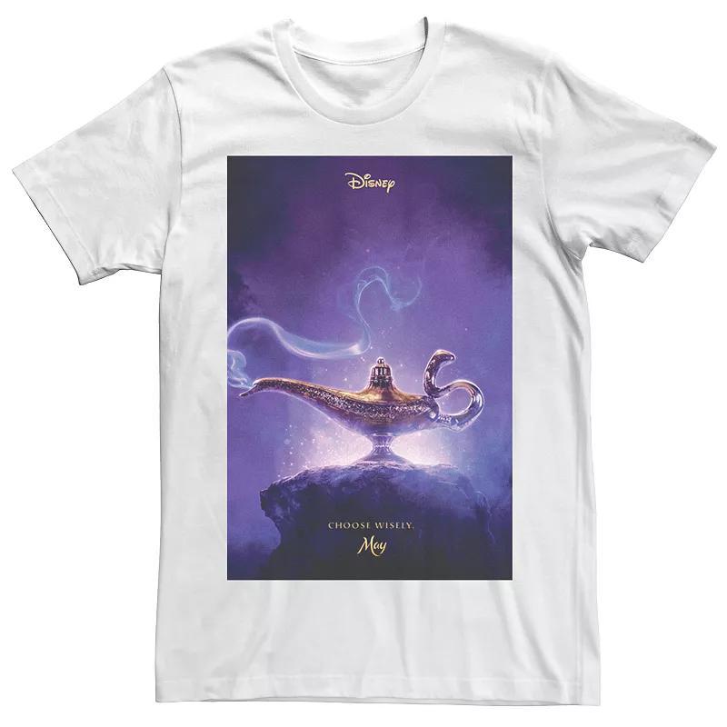 Disneys Aladdin Mens Lamp Poster Graphic Tee Product Image