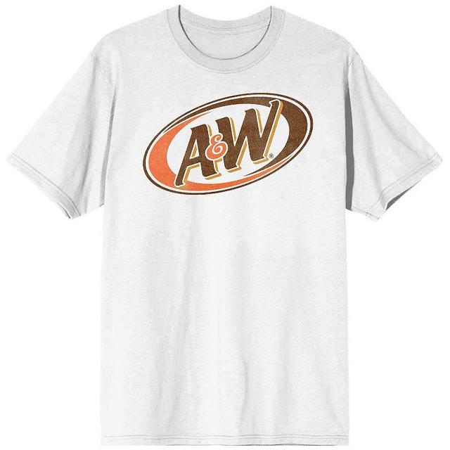 Mens A&W Classic Logo Tee White Product Image