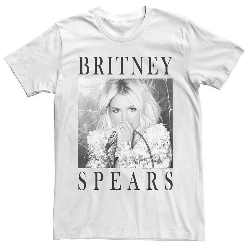 Mens Britney Spears Black And Portrait Tee Product Image