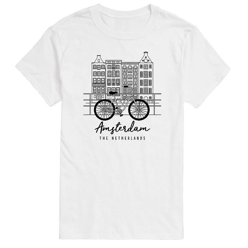 Big & Tall Amsterdam Graphic Tee., Mens Product Image