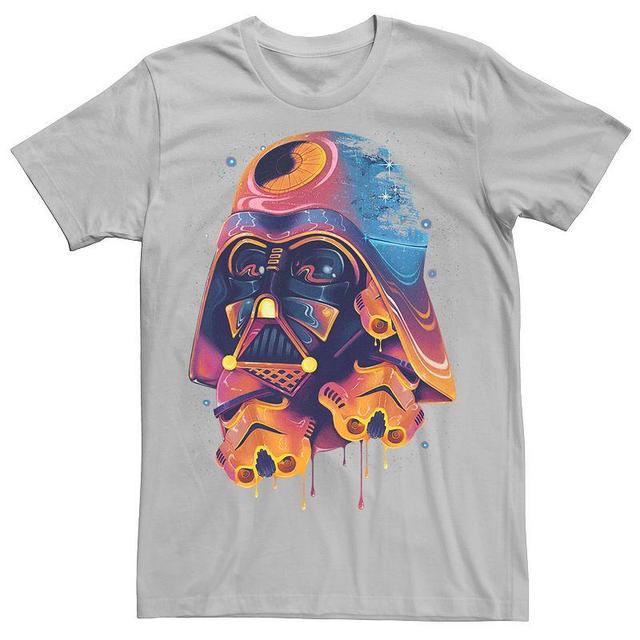 Mens Star Wars Colorful Melted Vader Collage Tee Product Image