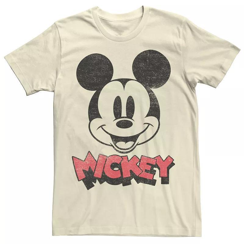 Disneys Mickey And Friends Mickey Mens Big Face Logo Tee Product Image