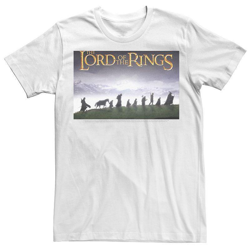 Mens The Lord Of The Rings Fellowship Poster Tee Product Image