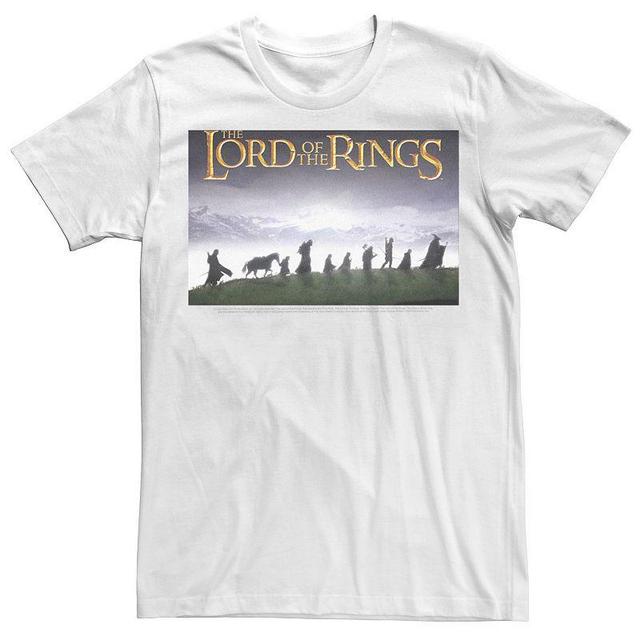 Mens The Lord Of The Rings Fellowship Poster Tee Product Image