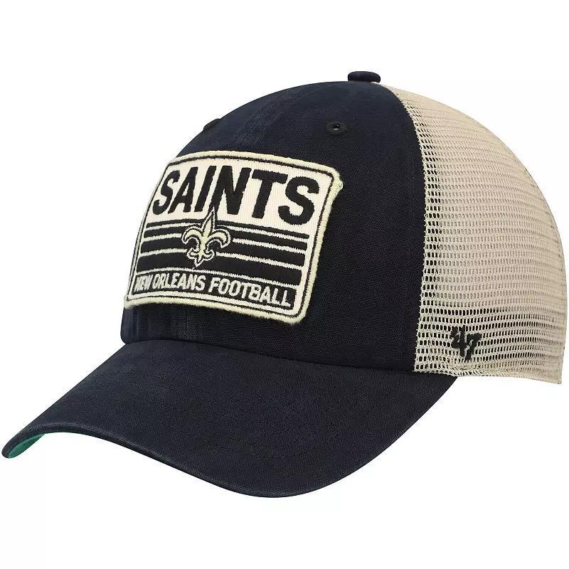 Mens 47 /Natural New Orleans Saints Four Stroke Clean Up Snapback Hat Product Image