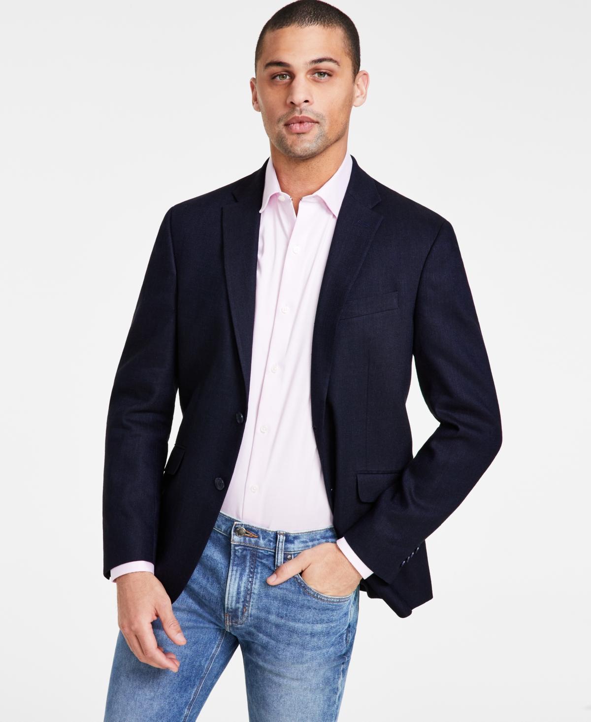 Kenneth Cole Reaction Mens Slim-Fit Linen Sport Coat Product Image