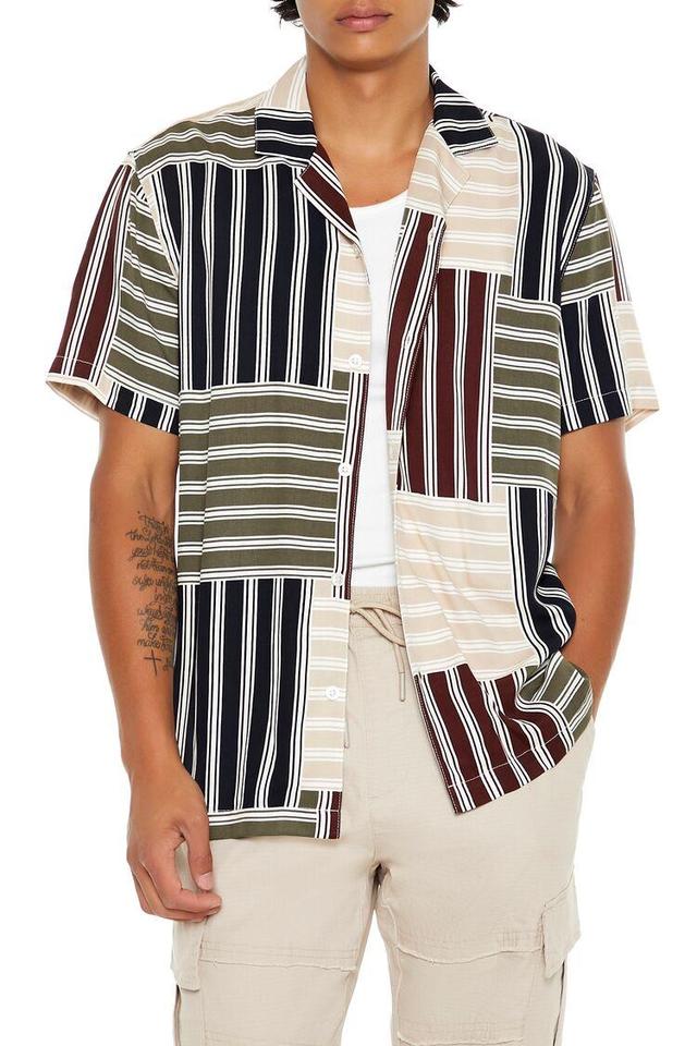 Striped Colorblock Shirt | Forever 21 Product Image