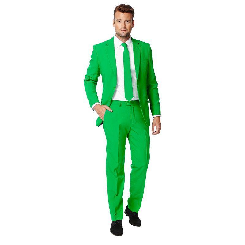 Mens OppoSuits Slim-Fit Solid Suit & Tie Set Product Image