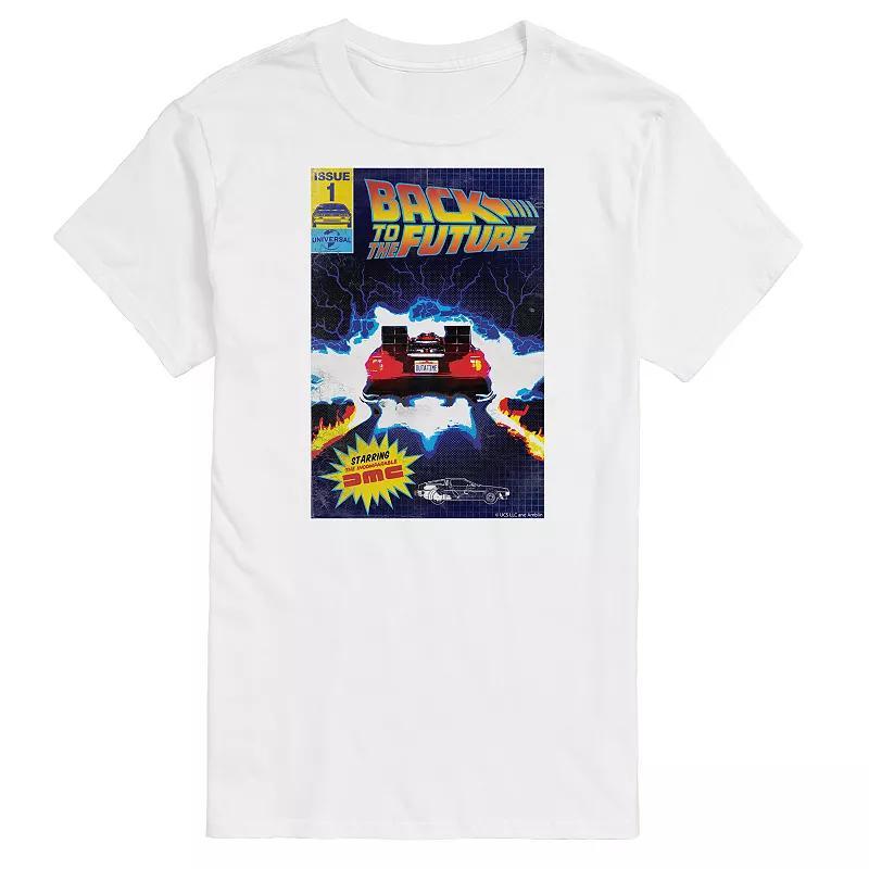 Big & Tall Back to the Future Retro Comic Graphic Tee, Mens Product Image