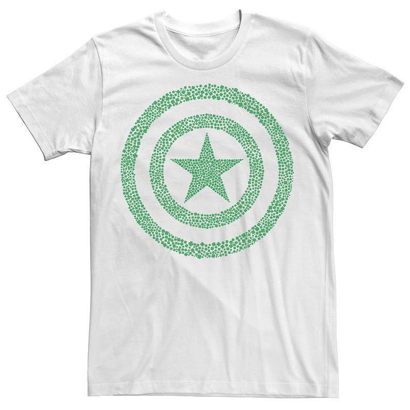 Mens Marvel Captain America St. Pattys Build Up Fill Tee Product Image