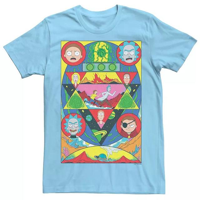 Mens Rick And Morty Geometric Galactic Tee Product Image