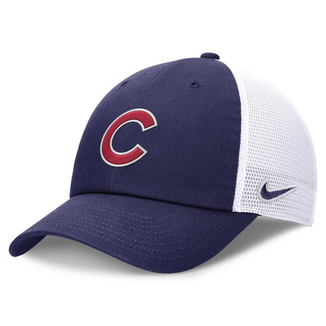 Mens Nike Royal Chicago Cubs Evergreen Club Trucker Adjustable Hat Product Image