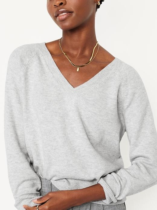 SoSoft Loose V-Neck Sweater Product Image