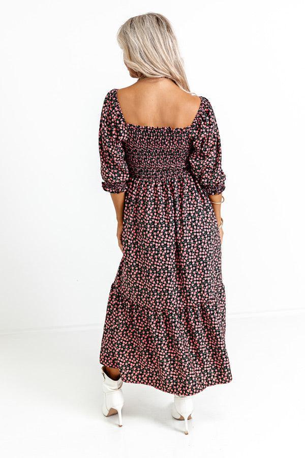 Sonoma Sways Smocked Midi Product Image