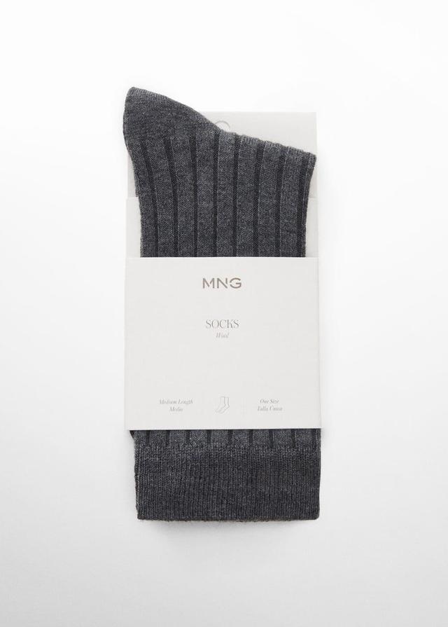 MANGO - Ribbed socks - One size - Women Product Image