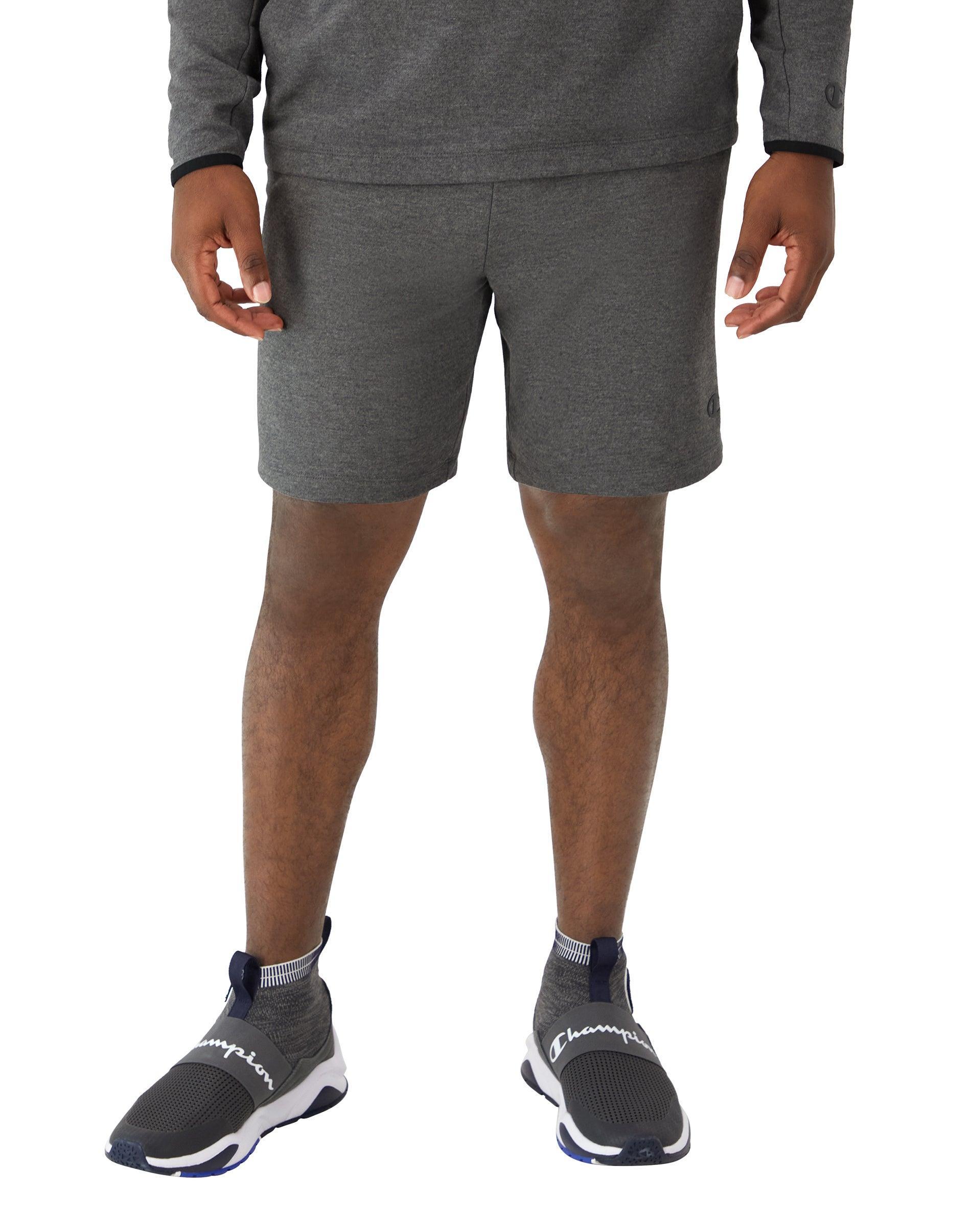 Mens Champion Weekender Shorts, 8 Black Heather XL Product Image